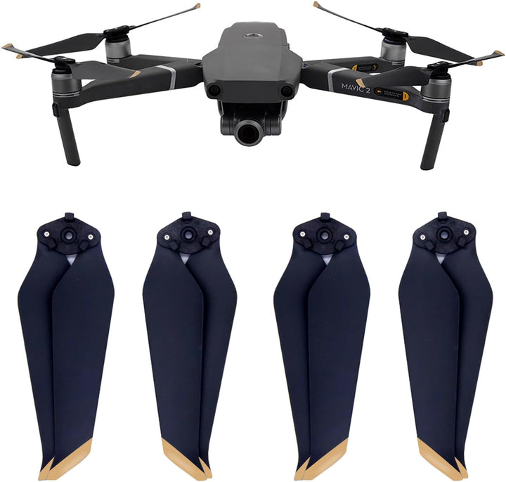 4 Paar Mavic 2 Pro/Mavic 2 Zoom Propeller Ersatzpropellerblätter Geräuscharmes Quick-Release 8743F F