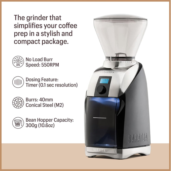 Baratza 587 Elektrische Kaffeemühle, Schwarz