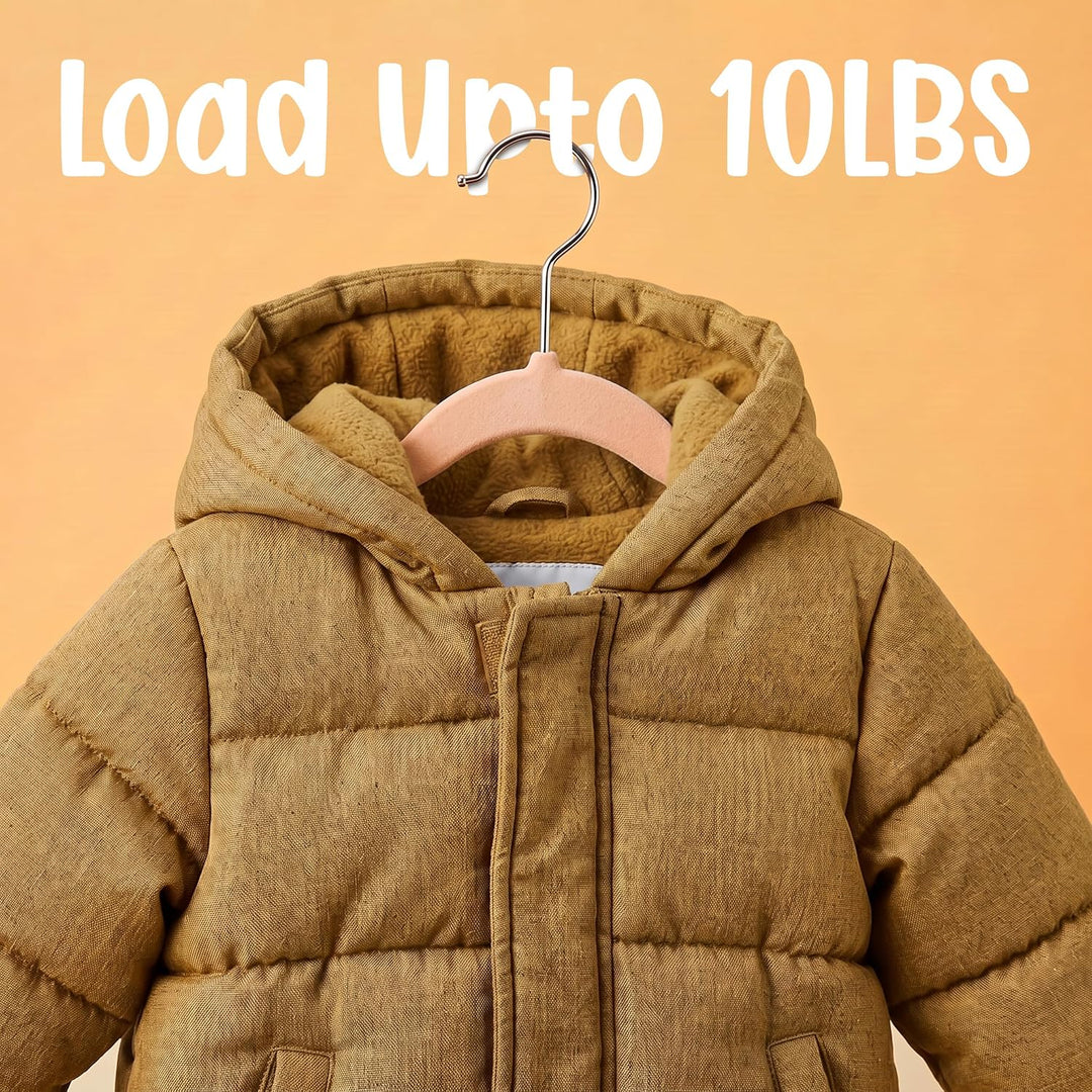 Utopia Home Kids Kleiderbügel Velvet (50 Pack) - 11 Inch Durable Baby Kleiderbügel für Closet - Perf