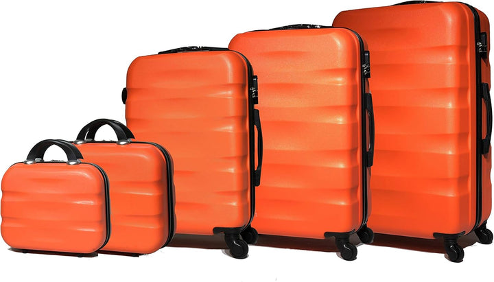 Kabinenkoffer / mittel/gross mit oder ohne Vanity, französische Marke, Orange (5806), Lot de 3 Valis