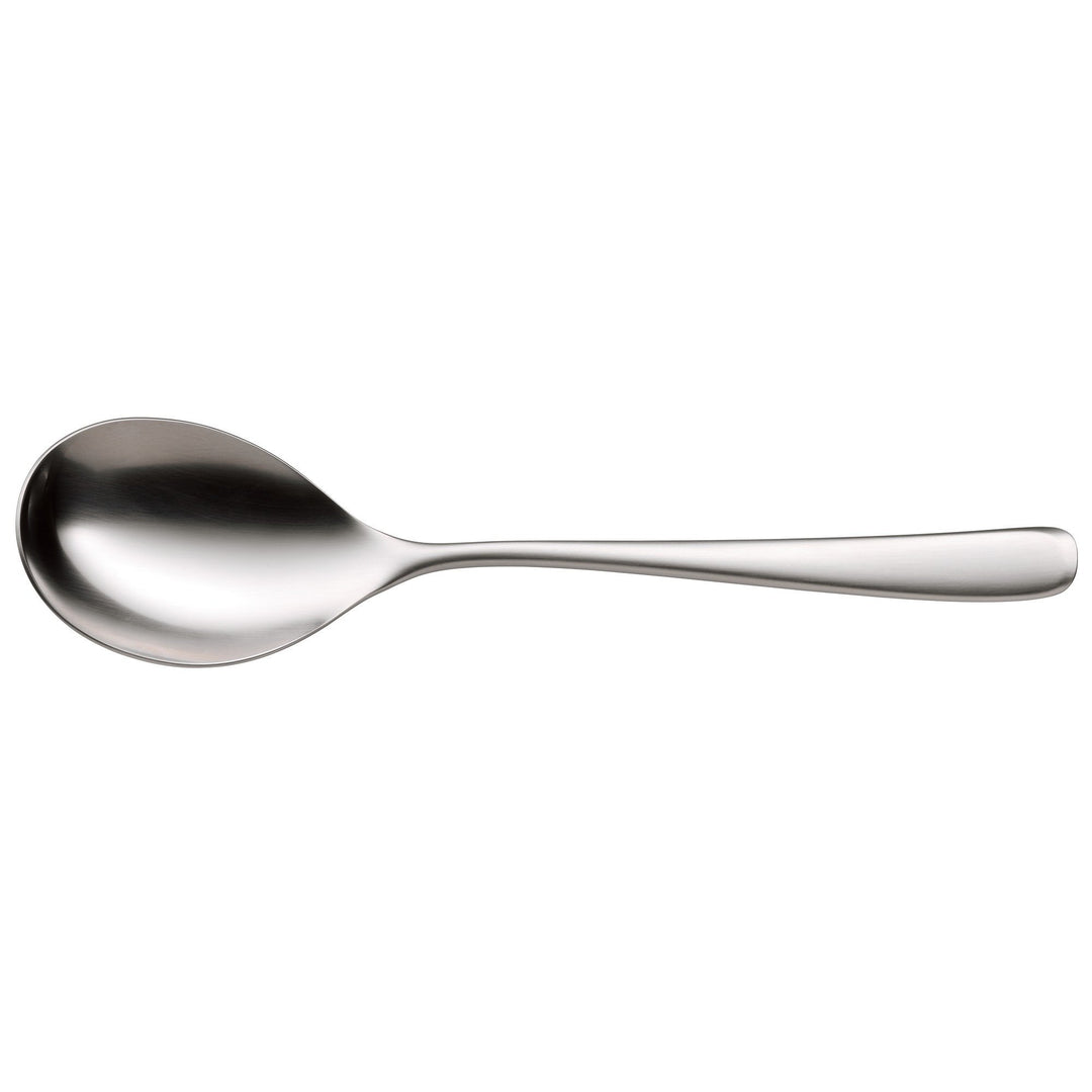 WMF Vision Servierlöffel 24,8cm, Vorlegebesteck, Cromargan protect Edelstahl mattiert, kratzbeständi