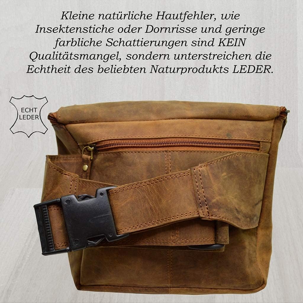 flevado Eltorro Vintage Bauchtasche Unisex Hüfttasche Wildleder Design t-875