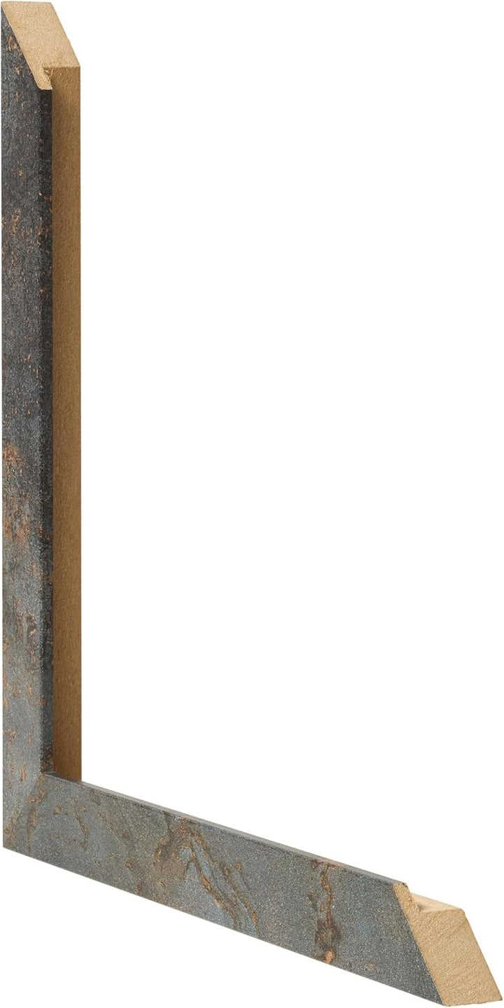 yd. Your Decoration - Bilderrahmen 75x100 cm - Oxidiertes Metall - Bilderrahmen aus MDF mit Acrylgla