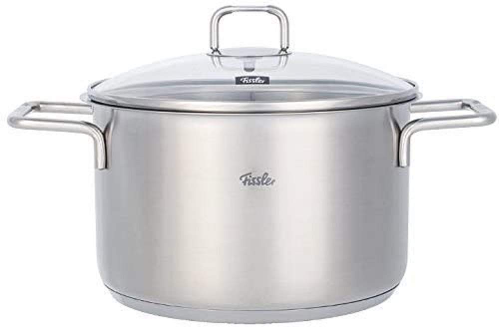 Fissler 081-110-24-000/0 Hamburg Kochtopf mit Glasdeckel Induktion, Gas, Elektro, Glaskeramik, edels