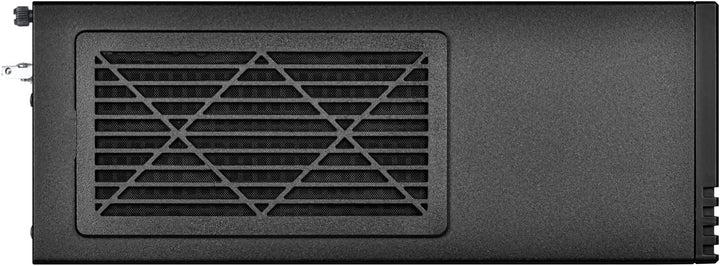 SilverStone Technology SST-ML11B - Milo Schmales und kompaktes Micro-ATX-Gehäuse, Unterstützt Netzte