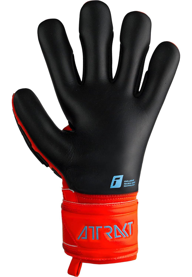 Reusch Herren Attrakt Freegel Torwarthandschuhe 10 Bright Red / Future Blue / Bla, 10 Bright Red / F