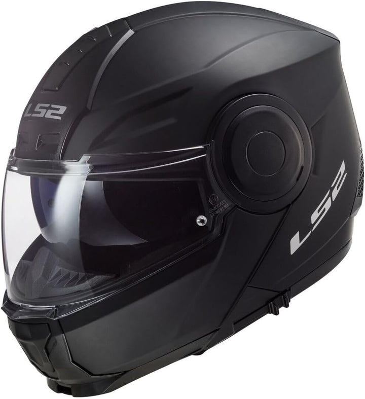 LS2 Motorradhelm FF902 SCOPE SOLID MATT BLACK, Schwarz, XXL XXL Schwarz, XXL Schwarz