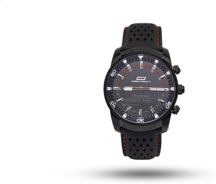 OSKRON Racing Armbanduhr mit Smartwatch Funktionen - Rot, Einheitsgrösse, Rot