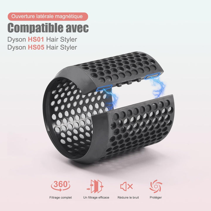 Filterdeckel und Reinigungsbürste für Dyson HS01 HS05 Airwrap Ersatzfilter Zubehör Externer Filter M