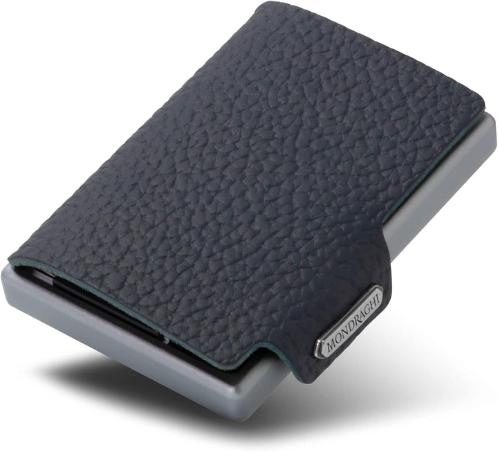 Mondraghi® Mini-Wallet. Ultraleichte Geldbörse mit Narbenleder. Kleiner Geldbeutel mit RFID-Schutz-C