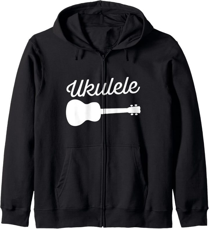 Uke Ukulele Player Ukulele Spieler Gift Geschenk Kapuzenjacke