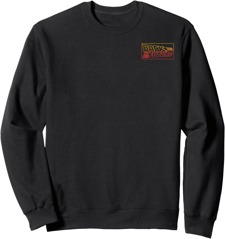 Back To The Future Gradient Line Art Sweatshirt