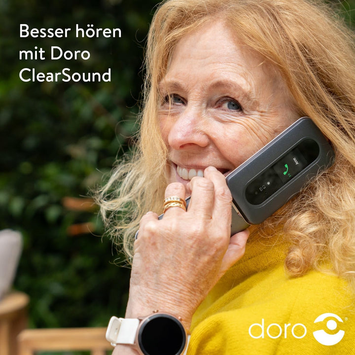 Doro Leva L30 Senioren-Smartphone – Externes Display für Anruferkennung – leistungsstarker HD-Sound