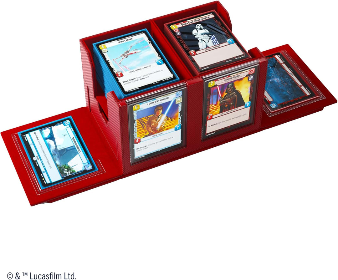 Gamegenic, Star Wars: Unlimited Double Deck Pod (Red) Rot, Rot