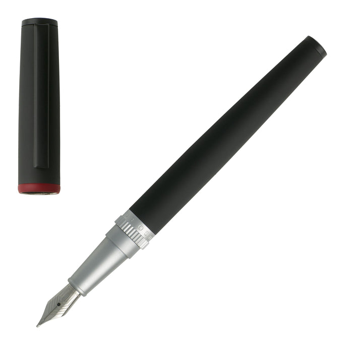 Füllfederhalter Gear Black Schwarz / Rot, Schwarz / Rot