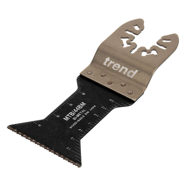 Trend Multi-Tool Sägeblätter, 5er-Pack, 44 mm Feinzahn Bi-Metall für Holz, Metall & Kunststoff, Univ