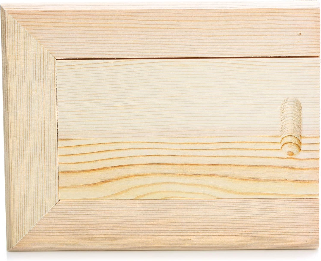 SULENO Sauna Abluftschieber Lüftungsgitter Belüftung Sauna 25 x 15 cm