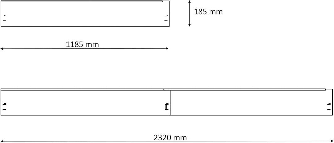 Rasenkante - 1,20m Verlegelänge - Garten Beeteinfassung Metall 18,5cm Hoch - Stabile Beetbegrenzung
