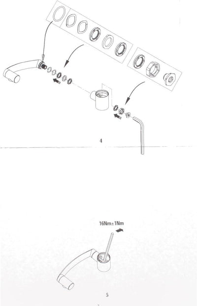 Damixa Dichtung-Set für Schwenkarm 0318300 zu Arc-Armatur 29000/29818/29821
