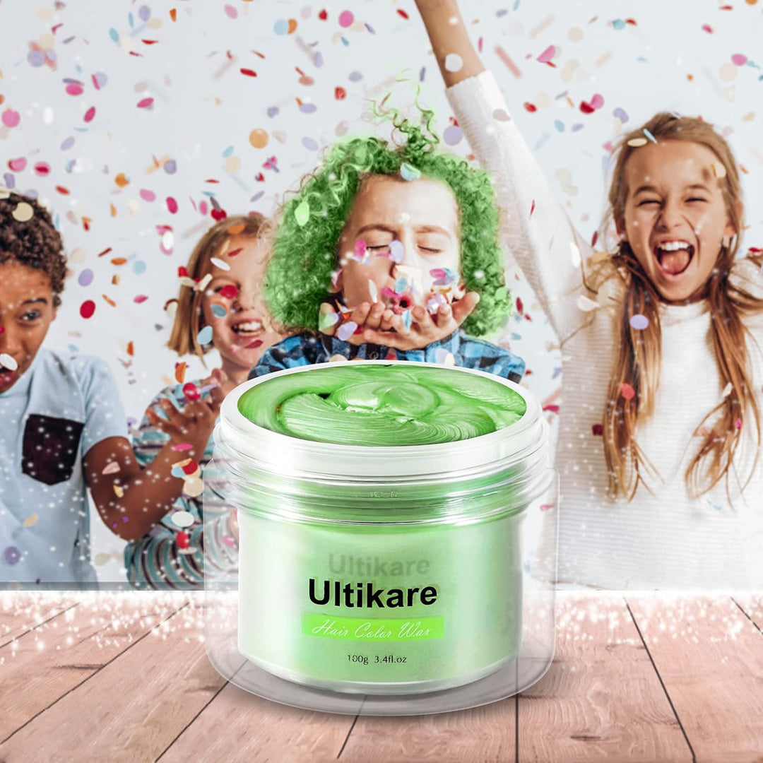 Temporäre Haarfarbe Creme, Ultikare Haarfarbe Wachs Temporäre Haarfarbe Set Instant DIY Cosplay für