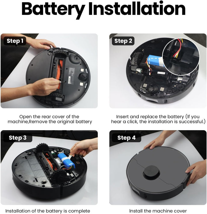 ANTIEE 5600mAh Ersatz Akku für Laresar L6 Pro VIOMI S9 Ultenic T10 Aspirapolvere RoboVac Home Vacuum