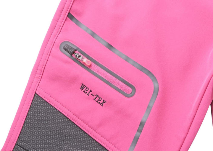 BenBoy Damen Wanderhose Wasserdicht Softshellhose Outdoorhose Winddicht Warm Gefüttert Winter Skihos