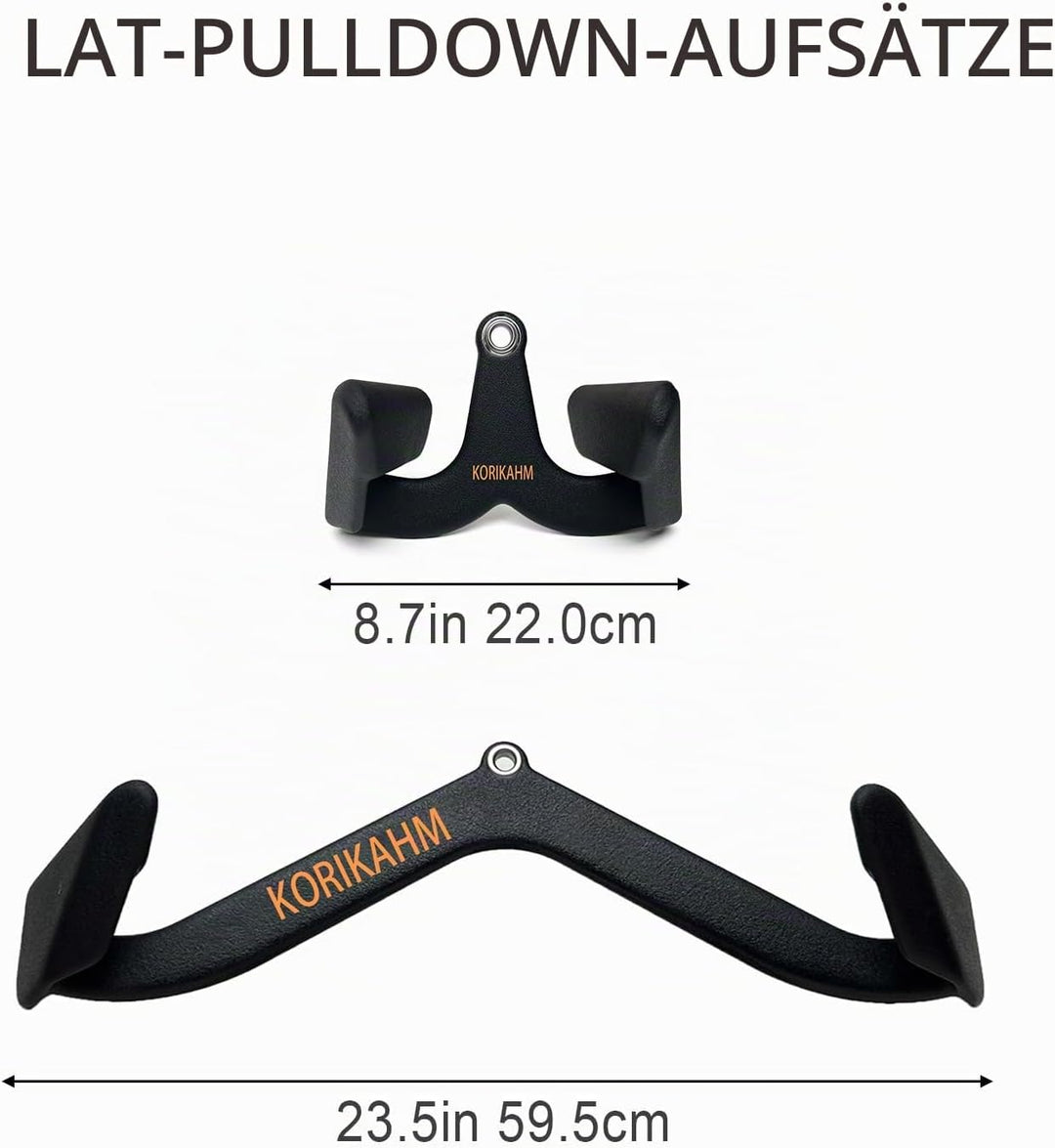 Ergonomic Design Lat Pull down Bar Grip Handle, Lat Pulldown Attachments, Strength Trainer for Athle