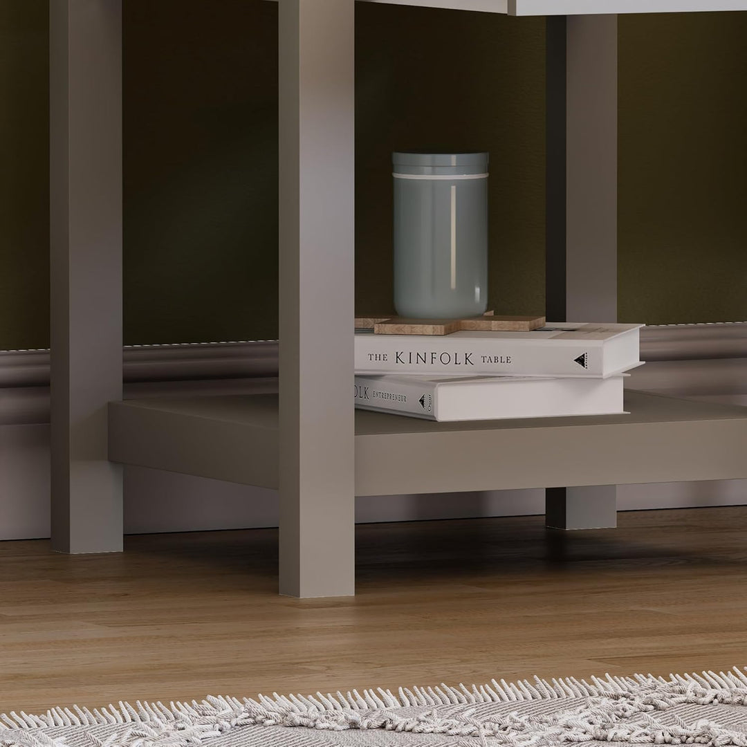Vida Designs Schubladenboxen, MDF, Spanplatte und Melaminfurnier, Grau, Standard, Grau