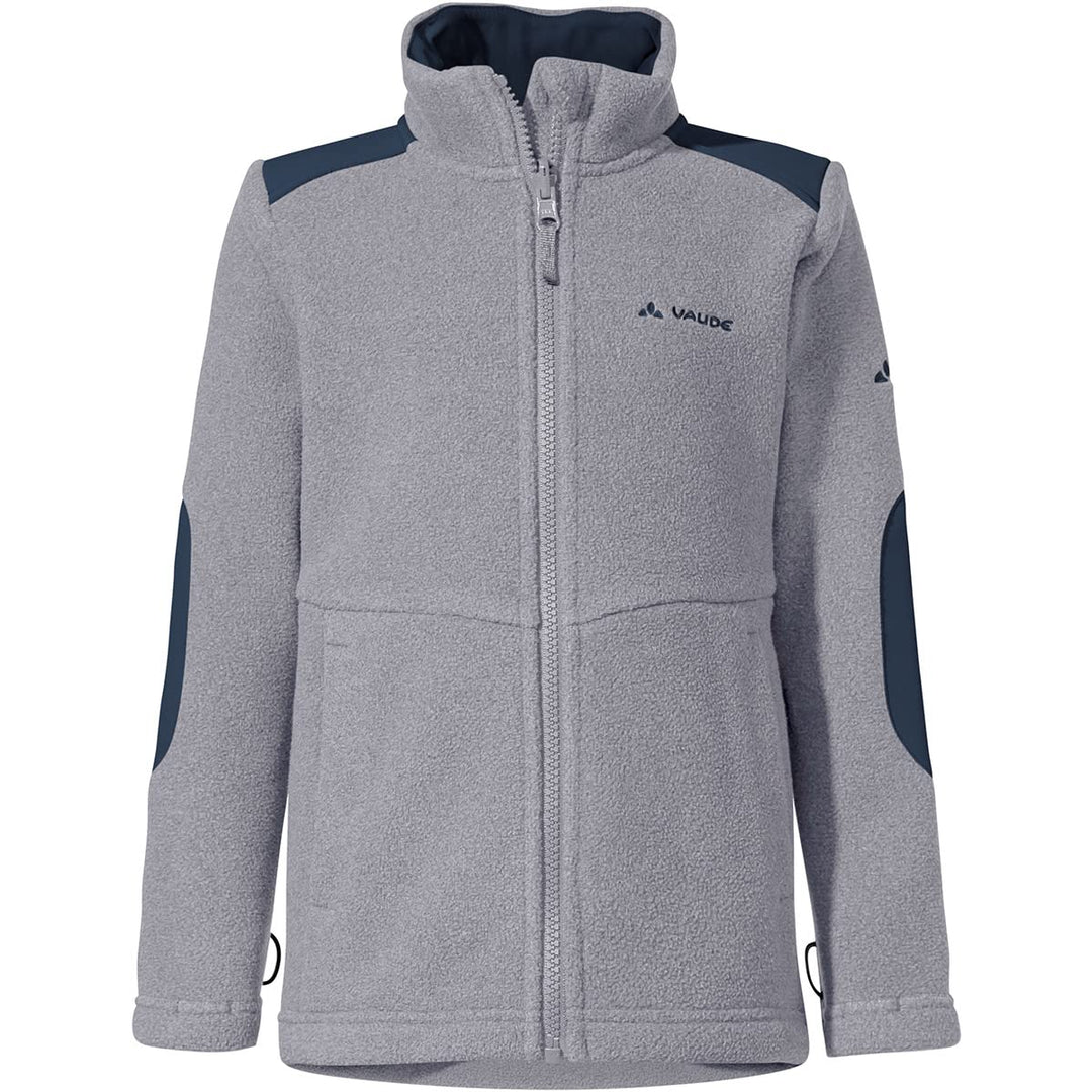 VAUDE Unisex Baby Kids Caprea Fleece Jacket Ii Jacke 4 Jahre grau-meliert, 4 Jahre grau-meliert