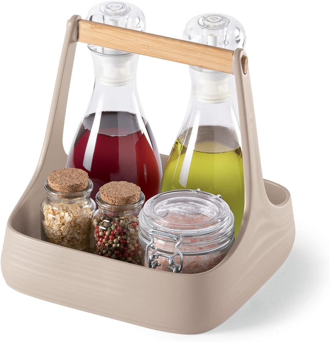 Guzzini - Tierra ALL TOGETHER, Tischcaddy - Milchweiss - 179300156 22x22xh22,5 cm Milchweiss., 22x22