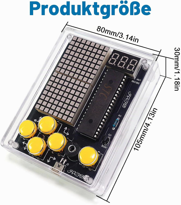 DIY Spielekonsole Löt Bausatz Neue Modelle 7 in 1 Spielekonsole Löten Bausatz 7 Spielearten DIY Game