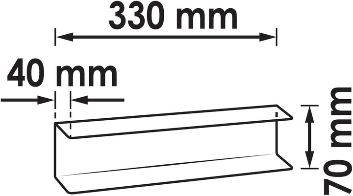 ViGOR V6396 Schraubendreher-Halter, für 12 Schraubendreher, universell einsetzbar an allen ViGOR Wer