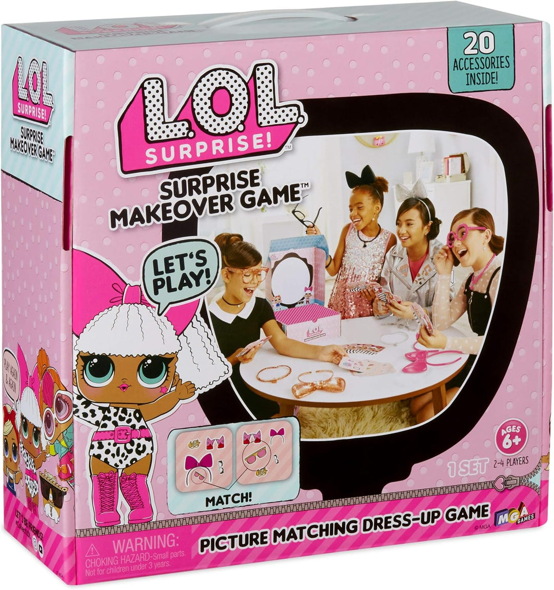 L.O.L Surprise! 556374 L.O.L Surprise Makeover Spiel, Mehrfarbig, Surprise Makeover Spiel