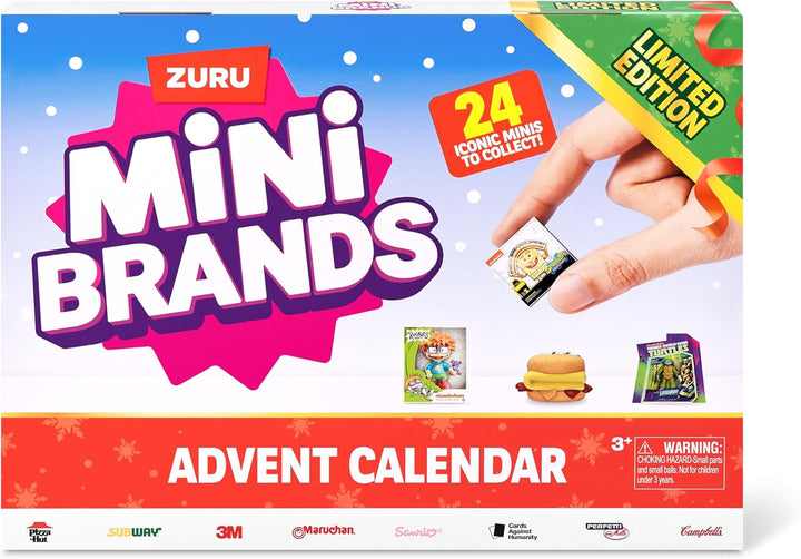 Mini Brands Adventskalender 2024 von ZURU Mini Brands Limitierte Edition Adventskalender mit 4 exklu