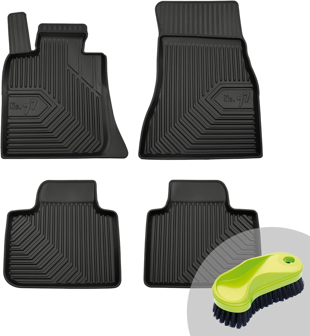 FROGUM No.77 Gummimatten Ganzjahresset von Auto Fussmatten Autofussmatten für BMW 6er Gran Turismo G