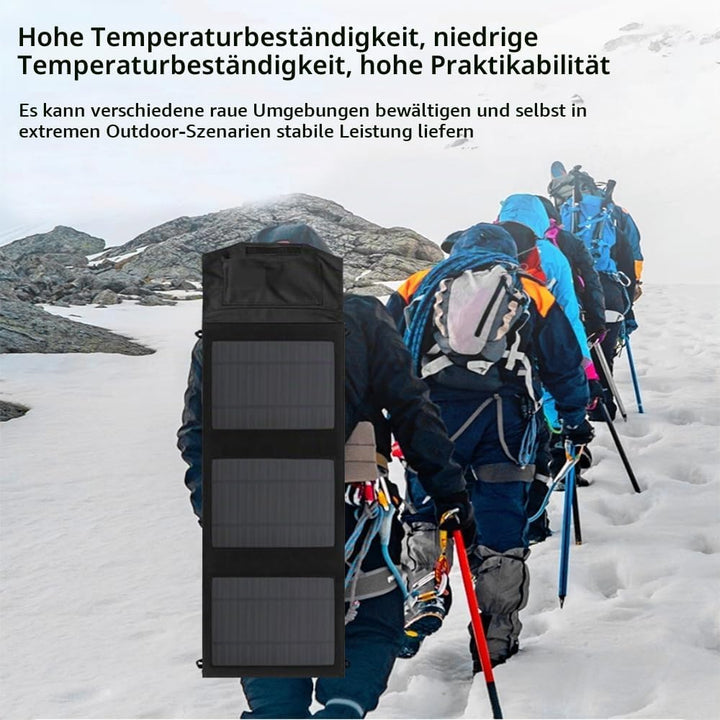 Solar Ladegerät 30W tragbares wasserdicht, IP67 faltbares Solarpanel mit USB-A nschluss, kompatibel