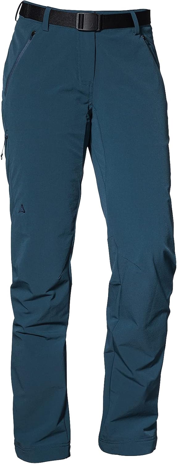 Schöffel Damen Pants Taibun L, funktionale Wanderhose, wasserabweisende und schnelltrocknende Outdoo