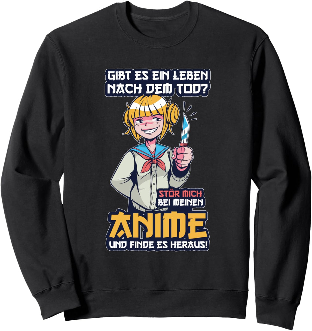 Lustig Anime Manga Otaku - Gibt es ein Leben nach dem Tod Sweatshirt
