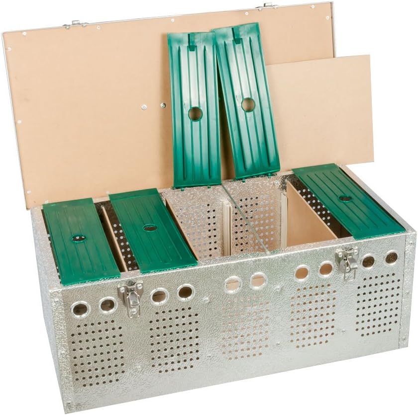 Breker Aluminium Transportkorb 5 Abteilungen
