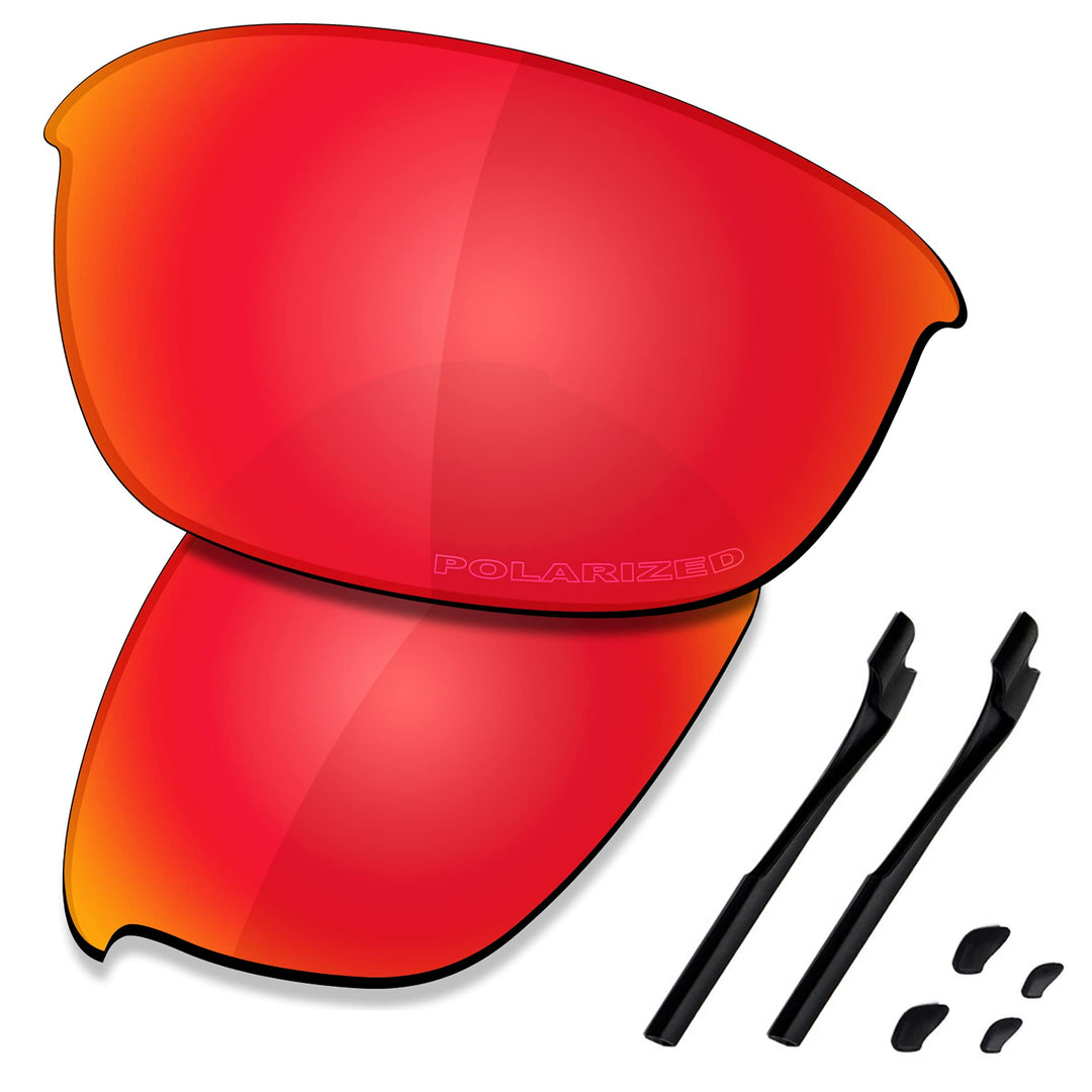Saucer Premium-Ersatzgläser und Gummi-Kits für Oakley Half Jacket 2.0 OO9144 Sonnenbrillen High Defe