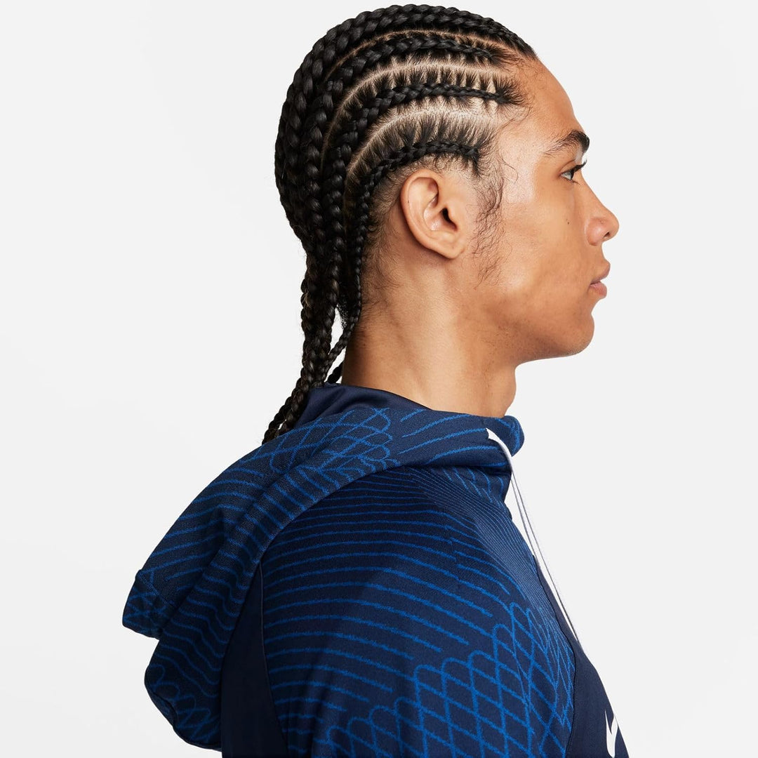 Nike Herren M Nk Df Strk23 Hd Trk Jkt K Jacket XL Obsidian/Obsidian/Royal Blue/White, XL Obsidian/Ob