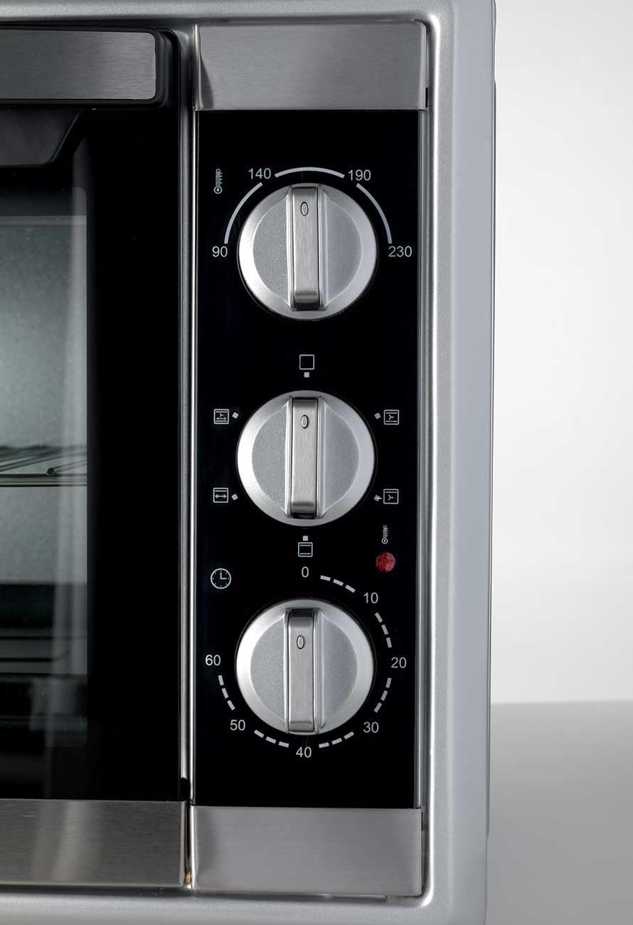 Ariete 986 MINI Multibackofen 1800 W, 1800 W, Edelstahl 45 L Edelstahl, 45 L Edelstahl