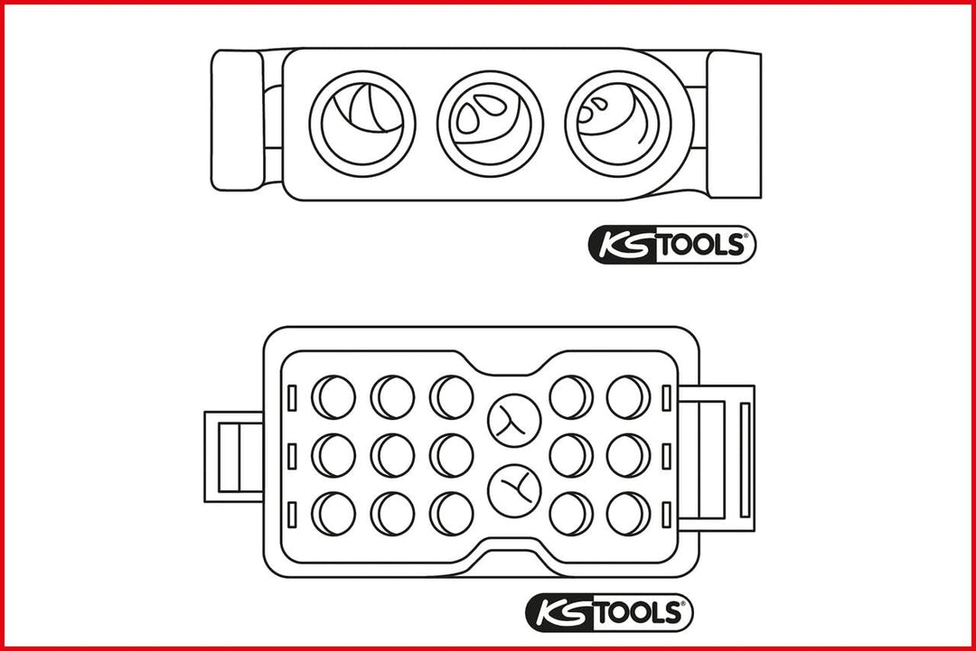 KS Tools 154.0015 Universal Kabel-Entriegelungswerkzeug-Satz, 3-teilig