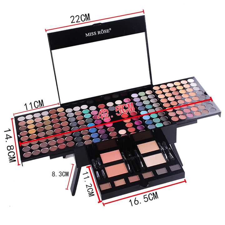 FantasyDay Make-up Geschenkset Multifunktions Kosmetik Makeup Paletten mit Lidschatten Palette, Lipp
