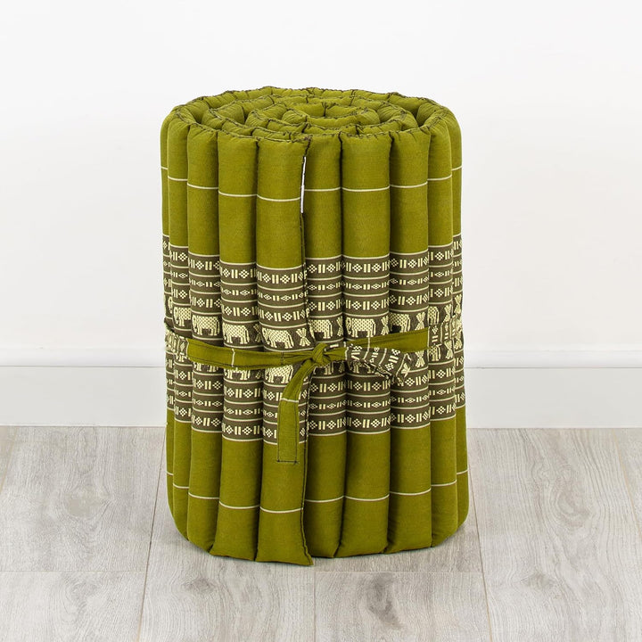 livasia Rollmatte Rollmatratze S schmal - 200x50x4,5cm - Gästebett Gästematratze 1 Person mit Muster