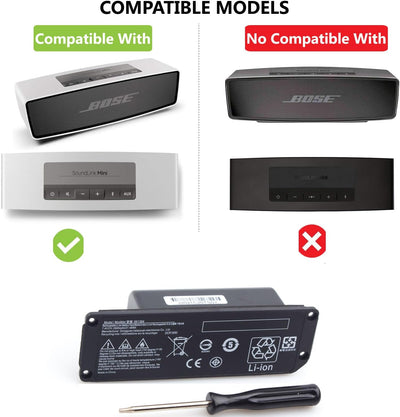 ANTIEE 061384 Speaker Akku for Bose Soundlink Mini Bluetooth Wireless Speaker （I One Model） 061386 0