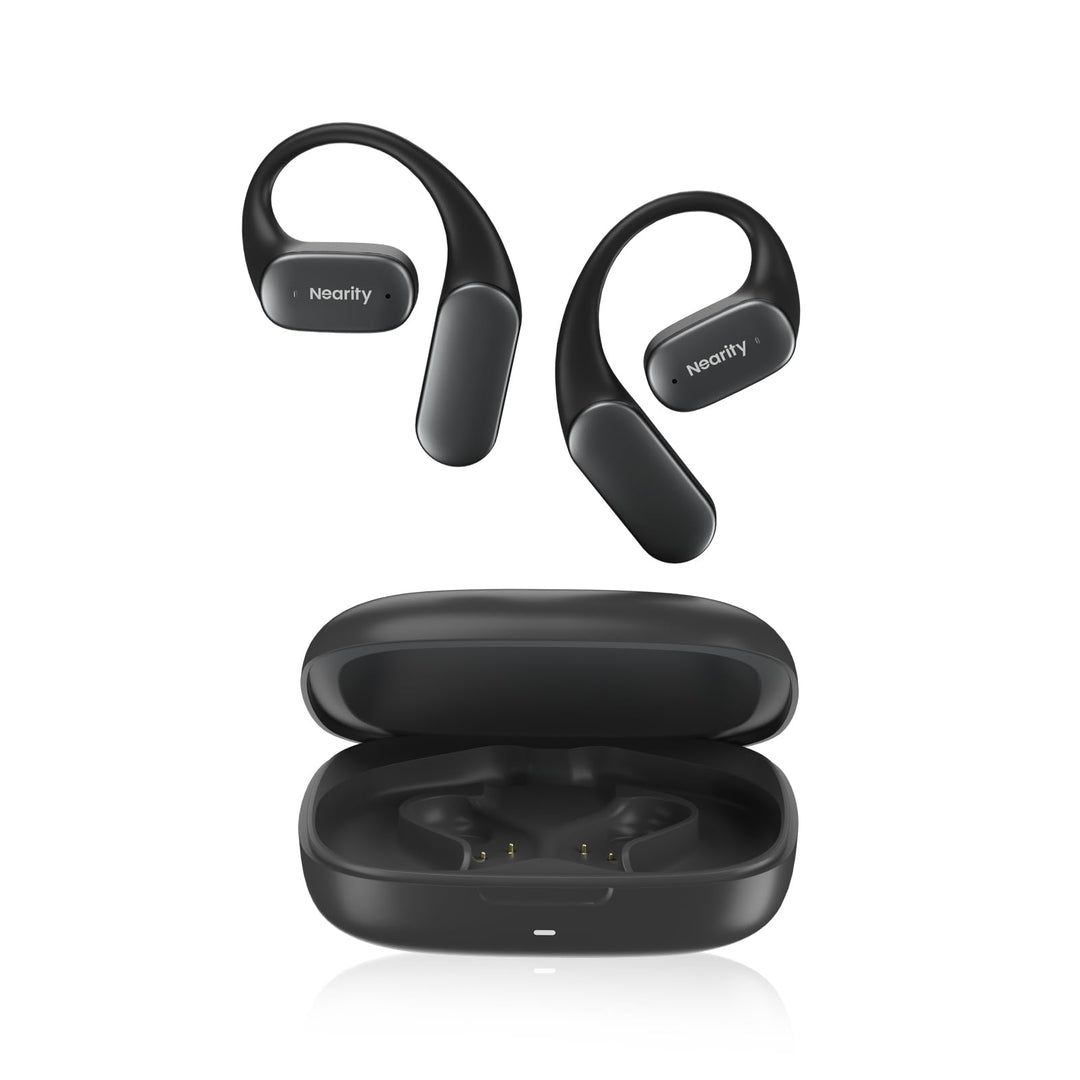 NEARITY MemPod Fit 2 Open-Ear Bluetooth Kopfhörer, kabellose Earbuds mit Deep Bass, bis zu 45 Stunde