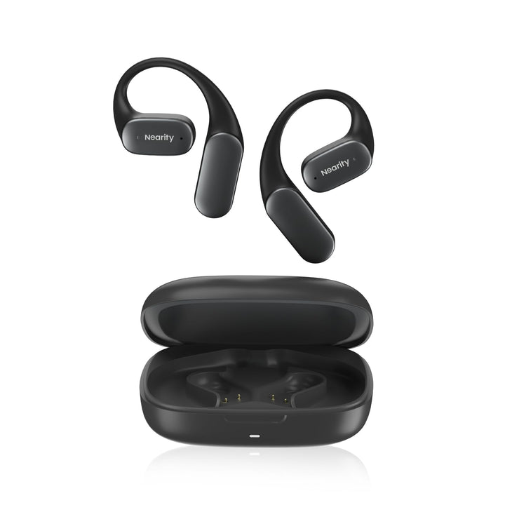 NEARITY MemPod Fit 2 Open-Ear Bluetooth Kopfhörer, kabellose Earbuds mit Deep Bass, bis zu 45 Stunde