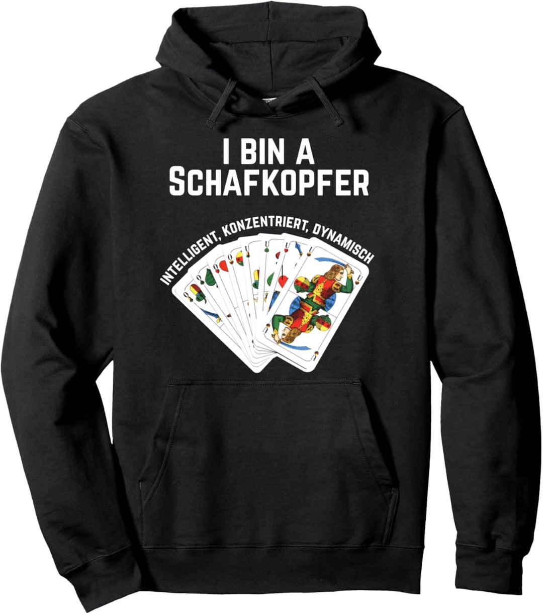 I bin a Schafkopfer - Schafkopf Kartenspiel aus Bayern Pullover Hoodie
