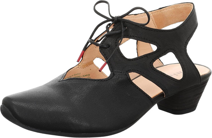 Think! Damen Aida Chromfrei Gegerbte Nachhaltige Stiefelette 38 EU 0000 Schwarz, 38 EU 0000 Schwarz